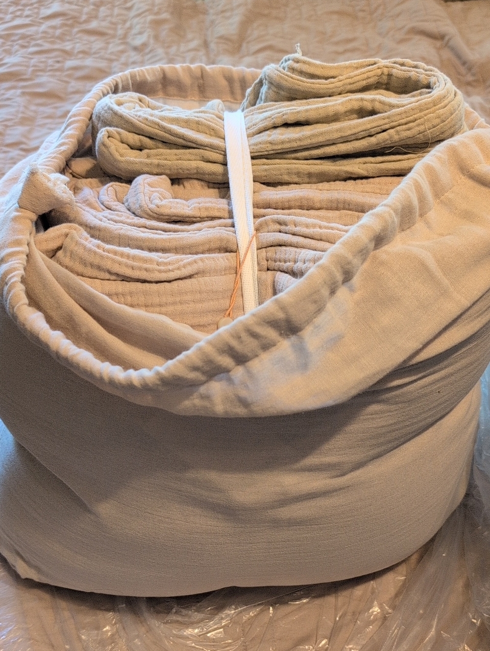 Organic Cotton Gauze Duvet Cover Set - QNJRB180351